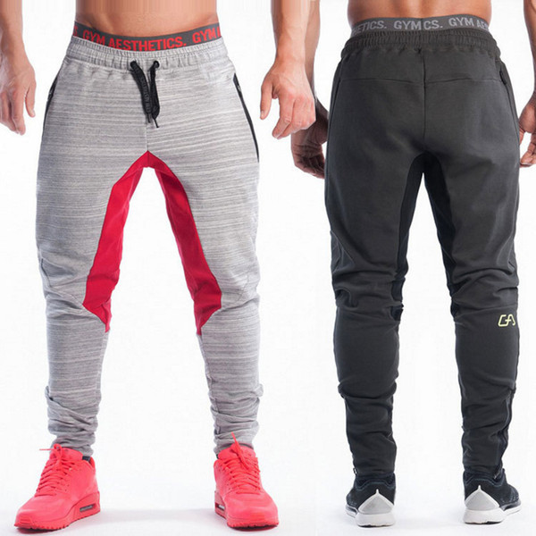 2018 High Quality Jogger Pants Men Fitness Bodybuilding Gyms Pants For Runners Clothing Autumn Sweat Trousers Britches CK7