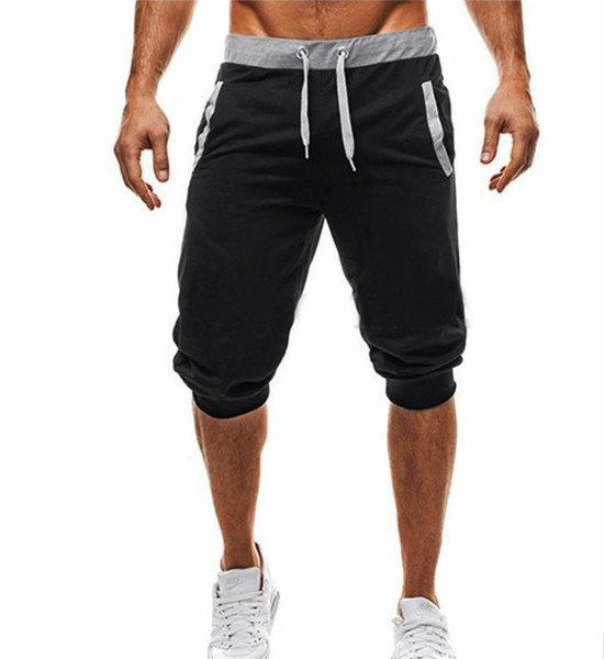 2018 Summer New Mens shorts juventus Printed Casual Fashion Jogger Knee Length Sweatpants Man Fitness Drawstring shorts