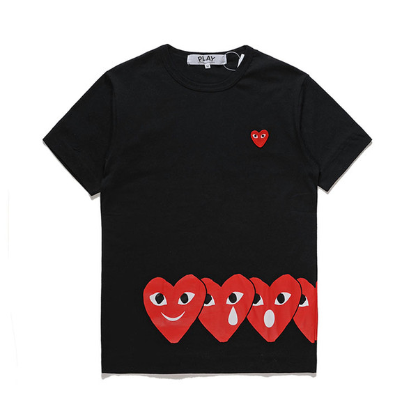 Mens designer t shirt Japanese designer T shirts Pullover TEE sport Short Sleeve heart eyes T-Shirt com T-shirts vetements