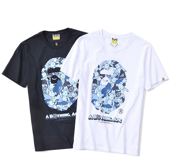 Apes head tshirt pullover short camo a bathing aape ape T-SHIRT mens designer t shirts HIP HOP shirt vetements