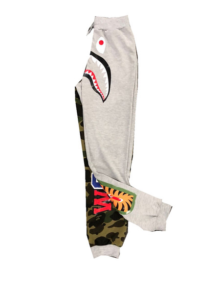 Ming aape HIP HOP camo Shark cotton ape designer wear autumn mens Street clothing vetements