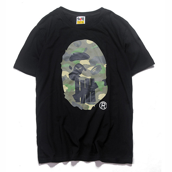 18ss Apes head tshirt undefeated short camo aape HIP HOP a bathing COTTON ape T-SHIRT mens designer t shirts for summer vetements