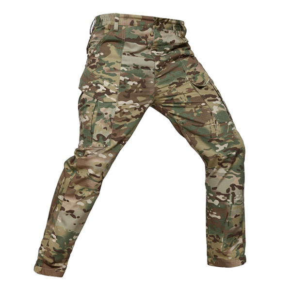 Shanghai Story 2019 Camouflage 65% cotton 35% polyester trekking tactical trousers waterproof military hiking pants men fishing