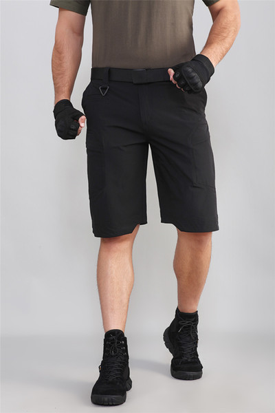 Shanghai Story Mens Tactical Shorts Quick Dry Cargo Short Trousers Hunting Clothes Survival Gear