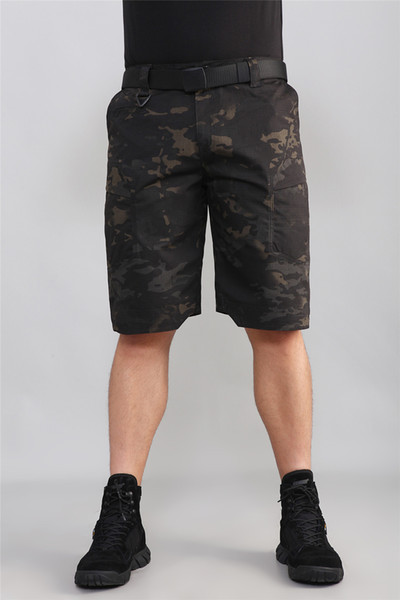 Shanghai Story Mens Tactical Shorts Camouflage Cargo Short Trousers Hunting Clothes Survival Gear