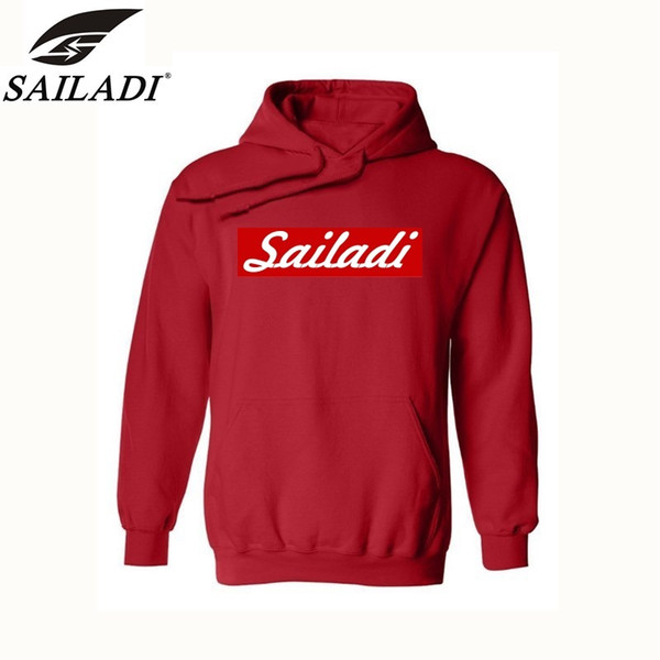 SAILADI luxurious Brand Men Fashion Sport Hoodies Thicken Outdoor sports Running Training Sweatshirts free shipping size S-XXL S2203