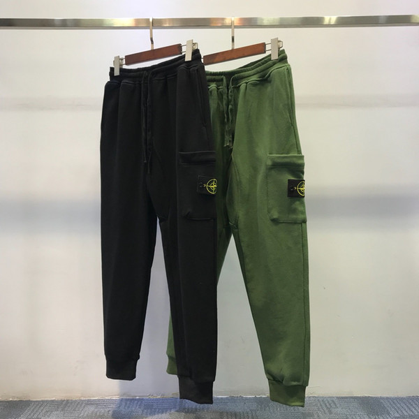 19ss luxurious brand design compass elastic waist track pants Trousers Men Women fashion sport Jogger Sweatpants Outdoor Pants