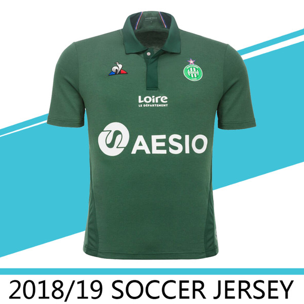 thai quality 2018 2019 Ligue 1 as Saint-Etienne Soccer jerseys men Outdoor T-Shirts 18 19 Saint-Etienne Soccer Jerseys Outdoor T-Shirts