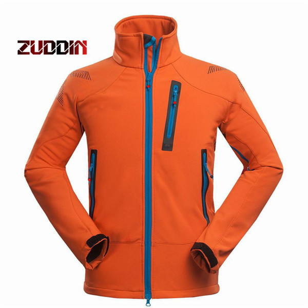 Dropshipping Waterproof Windproof Thermal Tech Fleece Hiking Jackets Men Outdoor Softshell Jacket Outdoor Climbing Fishing