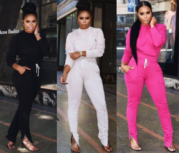 women 2 piece set tracksuit hoodie legging outfits long sleeve shirt pants sweatsuit pullover tights sportsweart hot r4