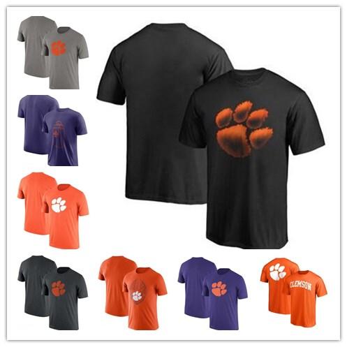 Clemson Tigers T-Shirt 2018 Fanatics Legend Performance Midnight Mascot T-Shirt Purple grey black white free shipping size S-3XL