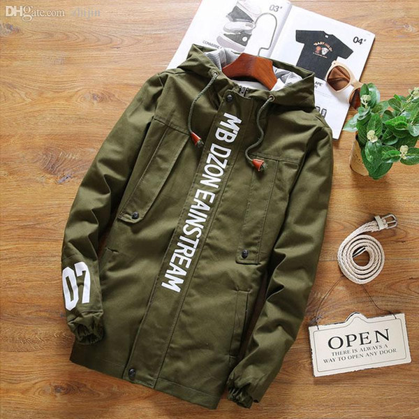 Fall-New Fashion High Quality Sport Men Jacket Coats 07 print Men Causal Hooded Outdoor Jacket Men Zipper Coats plus size 5xl xxxxl