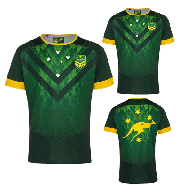 2019 AUSTRALIA KANGAROOS JERSEY AUSTRALIA WALLABIES INDIGENOUS JERSEY size S-3XL South Africa FIJI Scotland 2019 Ireland IRFU RUGBY JERSEY