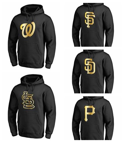 Washington Nationals St.Louis Cardinals San Francisco Giants San Diego Padres Pittsburgh Pirates Gold Collection Pullover Hoodie