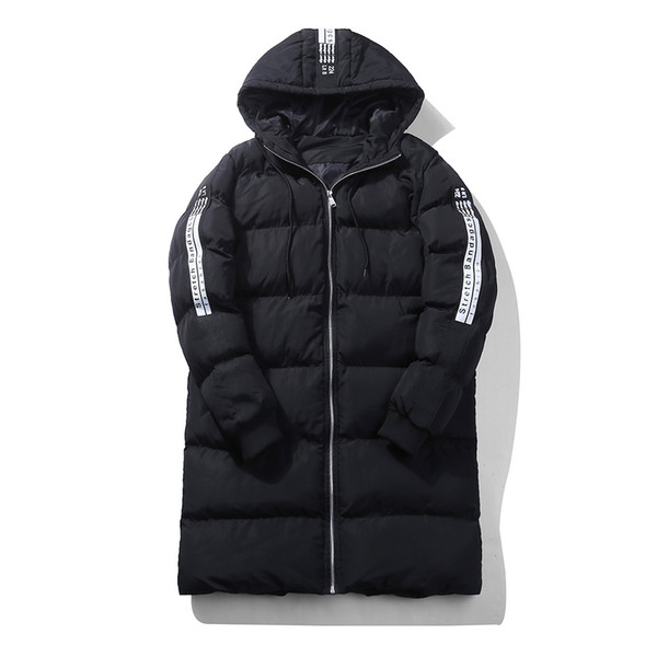 Autumn Winter Hooded Jacket Men Parka Quilted Padded Wadded Windbreaker Male Mens Jackets And Coat Parkas Overcoat Down Jacket