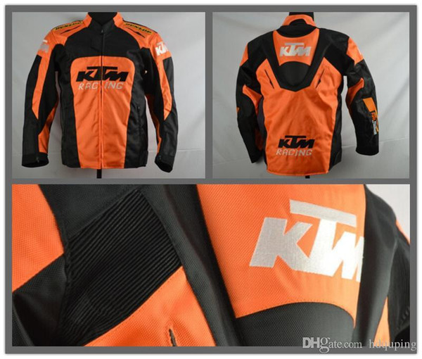 Brand-2016 new High quality KTM motorcycle Racing jacket oxford clothes motorbike jacket big size with protective gear size M to XXXL