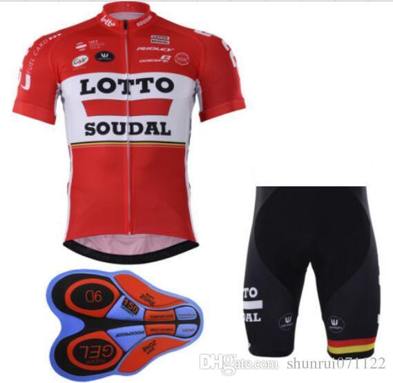 LOTTO Racing Suit bike clothes Bicycle Clothing Set Men Wear Suit Jersey Bib Shorts mtb bike clothing sport jersey bicycle clothes