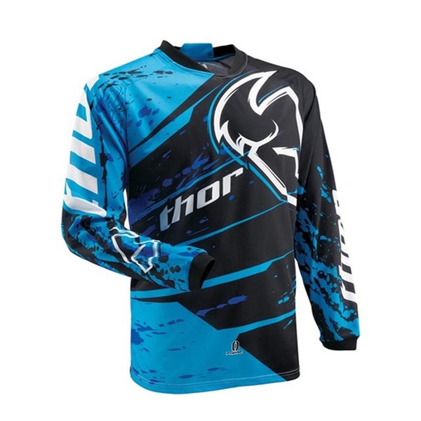 THOR Motocross Jersey Factory Racing Long Sleeve Moto Bike t shirt breathable MTB MX Motorcycle Clothing