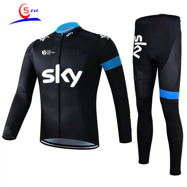 6 style hot pro cycling clothing long sleeve suit men' thin bike suit moisture absorption/perspiration sky cycling clothing cycling Jerseys