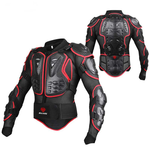 SULAITE Motorcycle armor jackets Profesional Motocross protective Gear Full Body Armor protection Spine Chest Motocross racing suit