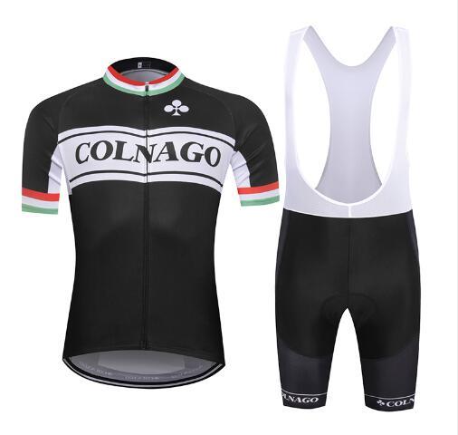 New Colnago Bicycle Clothes Racing Team Short Sleeve Cycling Jersey Kits Maillot Ciclismo Summer breathable Bike Clothing Set 9D Gel Pad