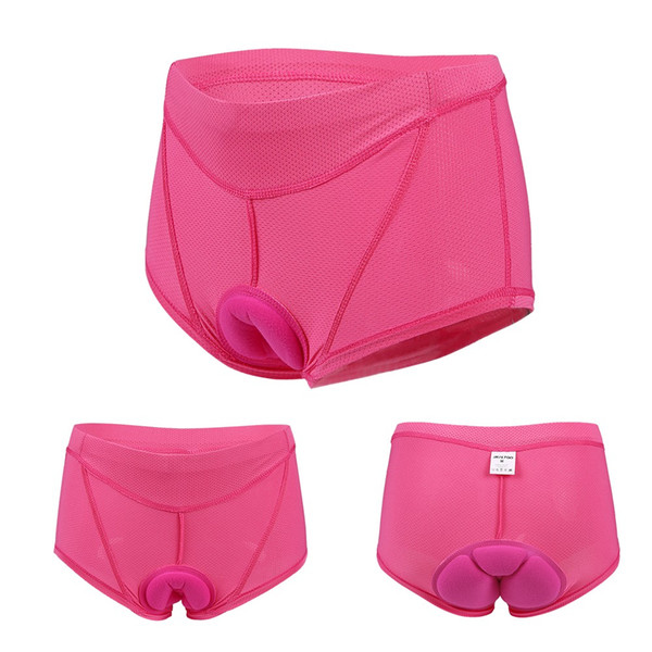 H10627RO-XL Women Cycling Underwear Pants Gel 3D Padded Bike Bicycle