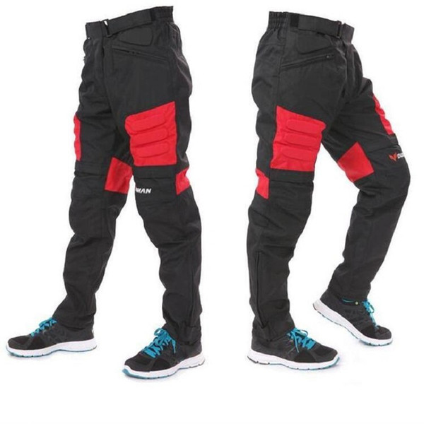 DUHAN Men Windproof Motorcycle Enduro Riding Trousers Motocross Off-Road Racing Sports Knee Protective Sports Pants Free Shipping