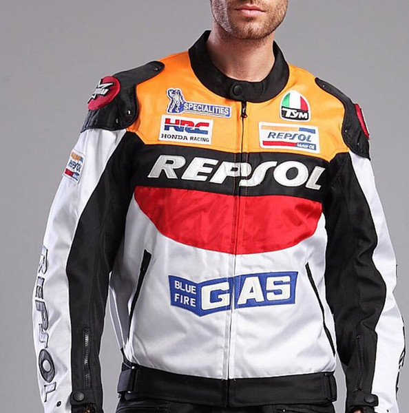 Men's Moto GP motorcycle REPSOL Racing Leather Jacket Racing Jackets Motorbike Riding PU leather Jacket Men's coat