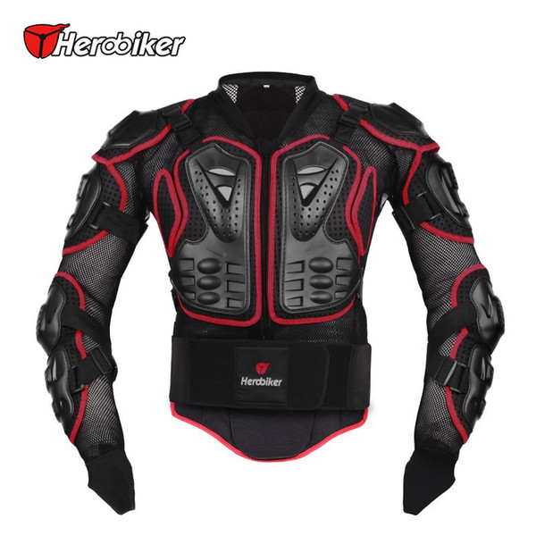 Herobiker Motorcycle Full Body Armor Jacket Motorcycle Armor Spine Chest Protection Gear Motorcycle Protective Motocross Armor