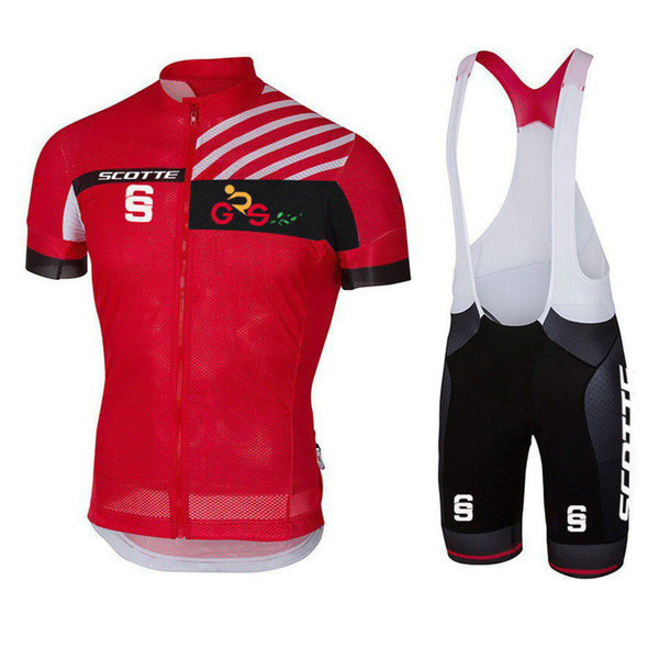 GS Scotte Short Cycling Jerseys Sets Maillot Ropa Ciclismo Bicycle Clothes Summer Bike Cycling Clothing Outdoor Jersey Men