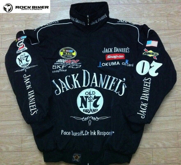 2018 Jack Embroidery Cotton Nascar Moto Car Team Racing Jacket Suit