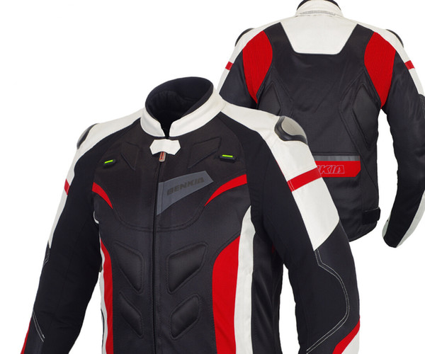 Racing suit men's spring, summer and autumn mesh breathable lovers wear riding shatter-resistant clothing motorcycle clothes