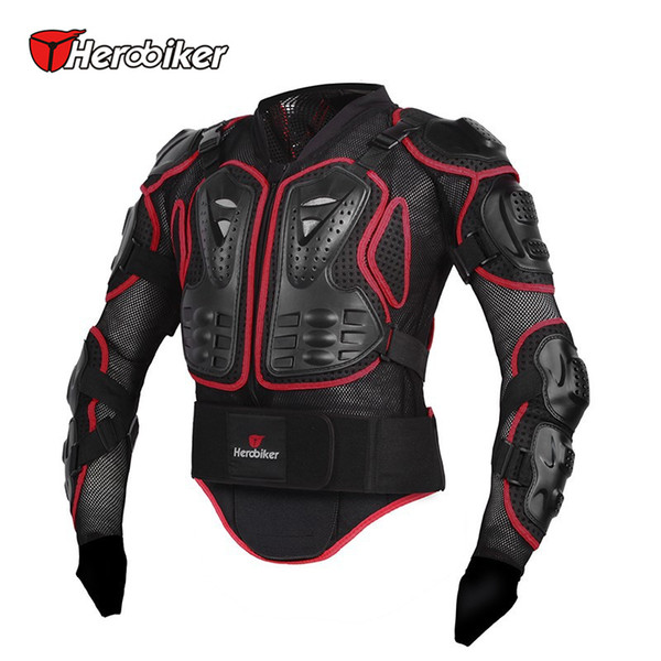 HEROBIKER Motorcycle Riding Armor Protective Gear Extreme Sport Anticollision Motocross Off-Road Racing Body Protector Jacket 2colors