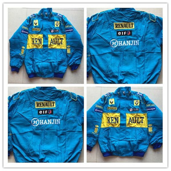 2018 Renault blue Embroidery EXCLUSIVE JACKET suit F1 team racing