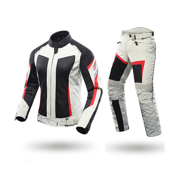 Racing Wear Female Motorcycle Jackets Lady Pants Clothes Motorbike Jacket Trousers Suits With CE Protective gear racing sets