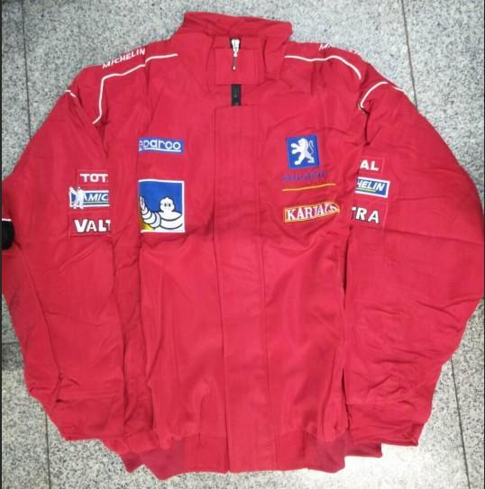 2018 peugoet Embroidery EXCLUSIVE JACKET suit nascar car F1 team racing