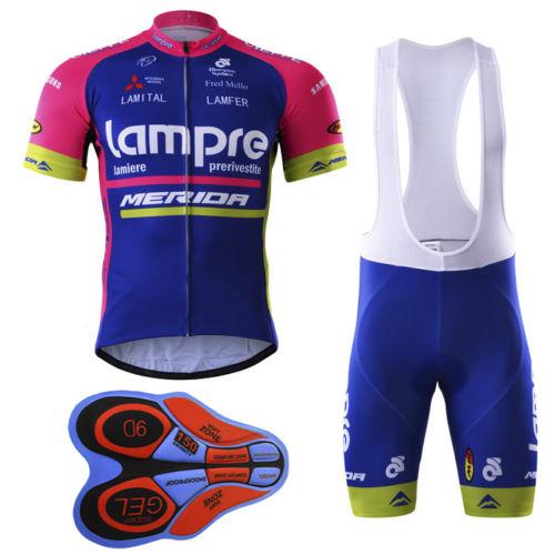 2017 Pro team Racing Suit 2016 Lampre Ropa Ciclismo Mountain MTB Bike cycling clothing Maillot Ciclismo Bicycle clothes Sportswear