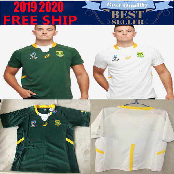 Hot sales 2019 South Africa rugby soccer Jersey shirt South national team shirts size unit -3xl