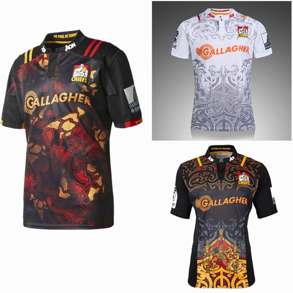 NEW 2016-2017 Waikato Chiefs RUGBY jersey 16 17 2018 Top Thailand quality Rugby Chiefs home and away Shirts Free Shipping