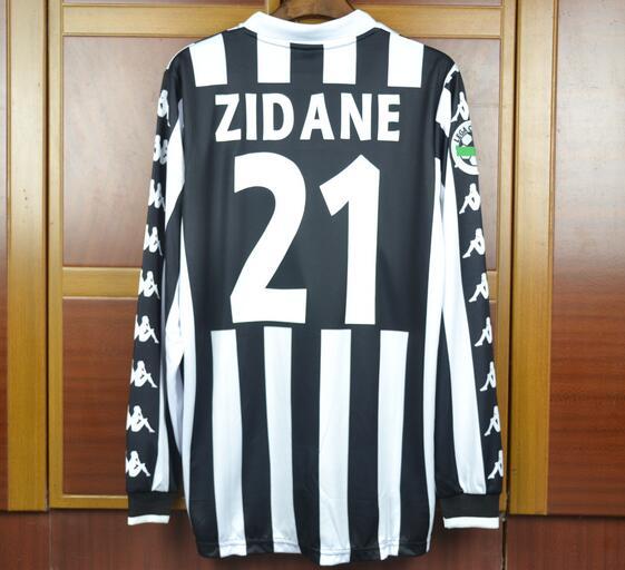 99 00Retro rugby Jersey zidane dle piero juve long Sleeve Vintage jersey 1999 2000 davis inzaghi rugby Shirts Italia Calcio MAGLIA Camiseta