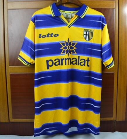 98-99 uefa cup parma yellow buffon cannavaro crespo