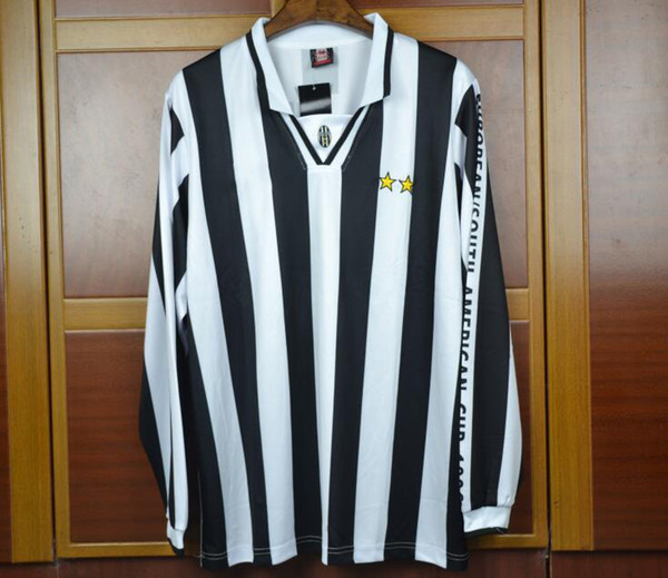 96 TYT CUP Retro rugby Jersey juve long Sleeve Vintage jersey 1996 Del piero rugby Shirts Italia Calcio MAGLIA Camiseta