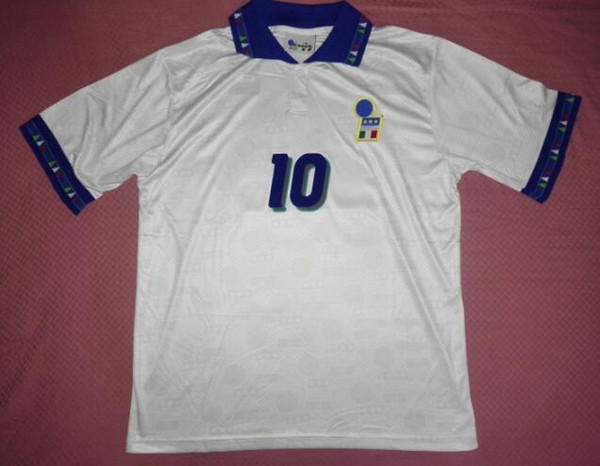 1994 world cup Italy away shirt retro Rugby Jerseys R.BAGGIO Baresi