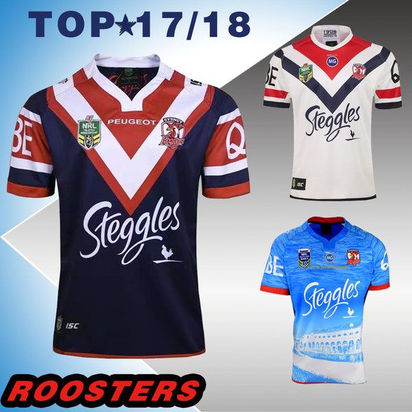 2018 NRL JERSEYS Australia SYDNEY ROOSTERS Rugby 2019 Australia Sydney Roosters champion AIG Supper Rugby Jersey SIZE S to 3xl