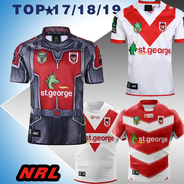 ST GEORGE HERO home and away ILLAWARRA DRAGONS ALTERNATE 18-19 NRL National Rugby League nrl Jersey shirt s-3xl