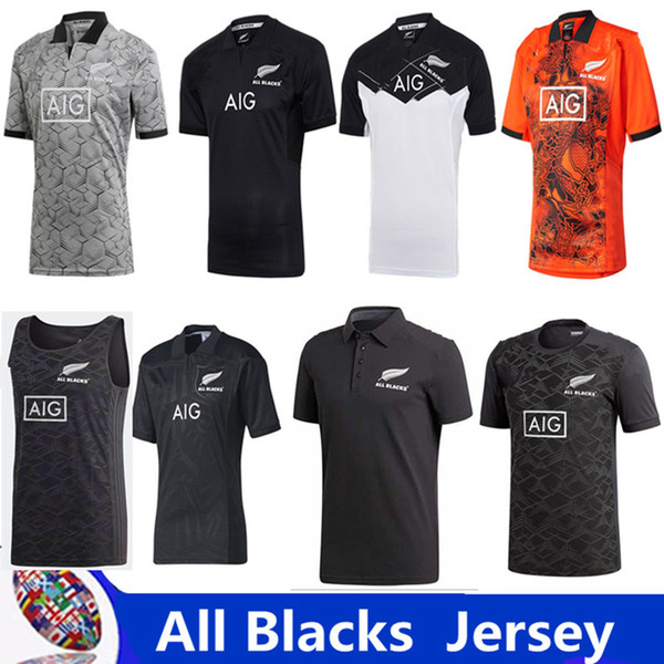 All Blacks Training Jersey 2018 Super RUGBY All Blacks Performance Home Jersey 2018/2019 New Zealand All Blacks Rugby Jersey Size S-XXXL