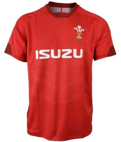 2019 2020 Wales Home Shirt top new rugby jerseys shirt Wales rugby jerseys red men shirt size S - 3XL