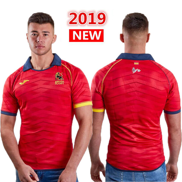 International League Spain 2019 Home Rugby Shirt national team rugby Jerseys League shirt Spain union shirts s-3xl