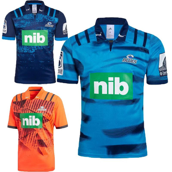 Good quality News Blues Super Rugby Training Jersey 2019 rugby Jerseys NRL National Rugby League shirt nrl jersey Zealand Blues shirts s-3xl