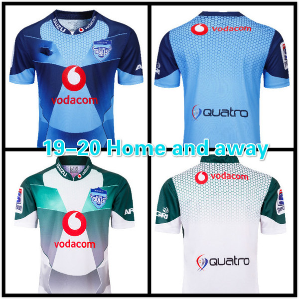 Top quality 2019 2020 NRL Super Rugby League Bull home and away mens Rugby Jerseys size: S-3XL